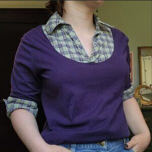 Collared sweater top